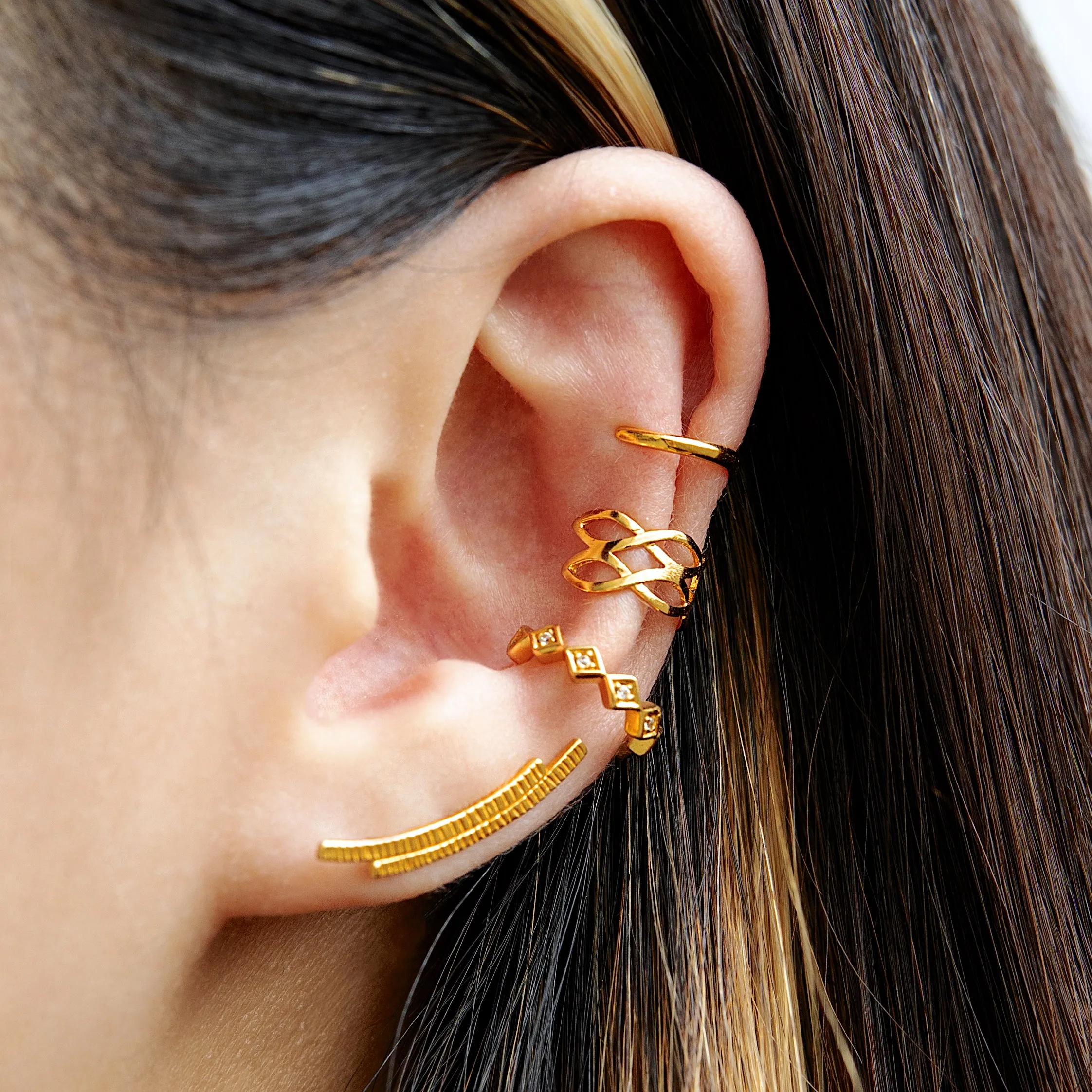 Double Infinity Ear Cuff