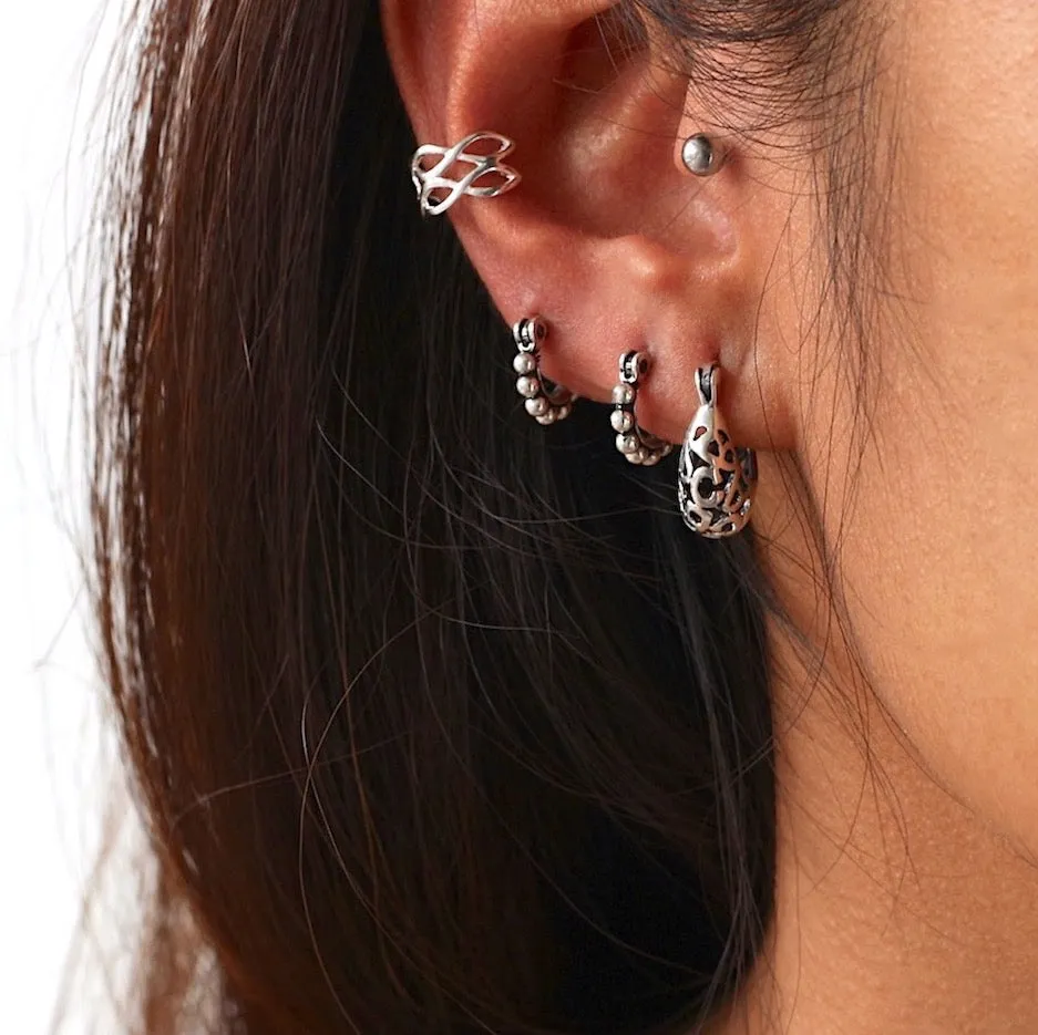 Double Infinity Ear Cuff
