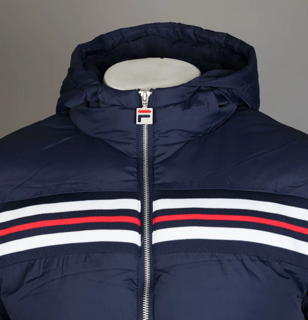 Fila Vintage Jake Puffer Jacket Navy