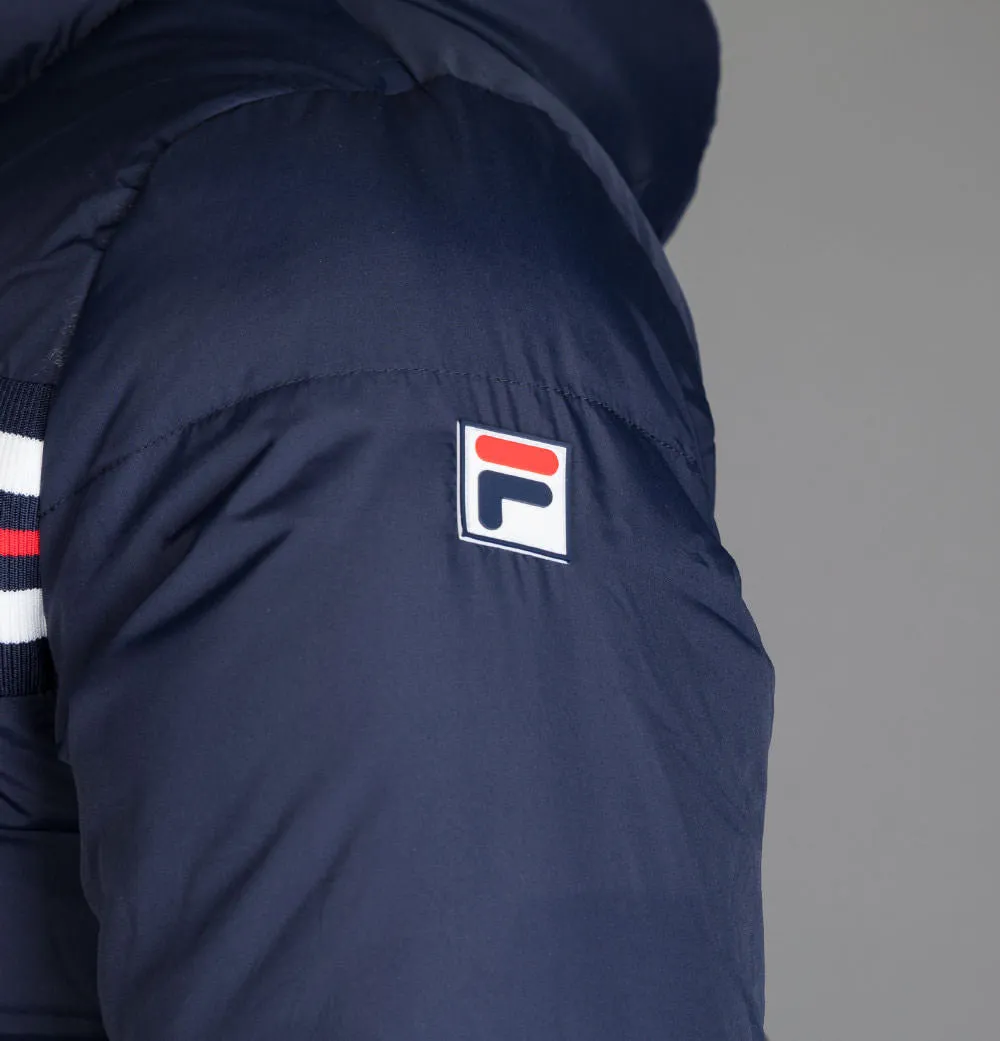 Fila Vintage Jake Puffer Jacket Navy