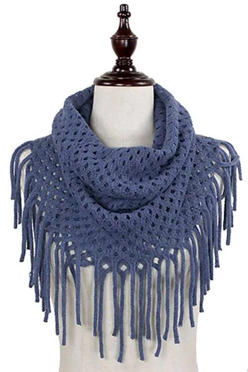 Fringe Tube Scarf