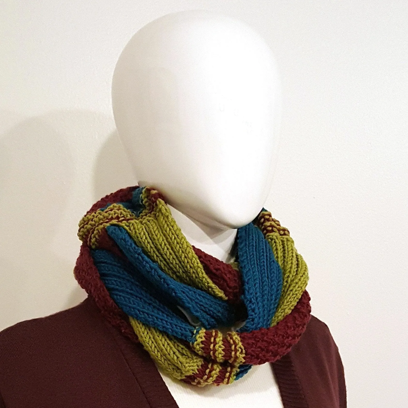 Harlequin Infinity Scarf