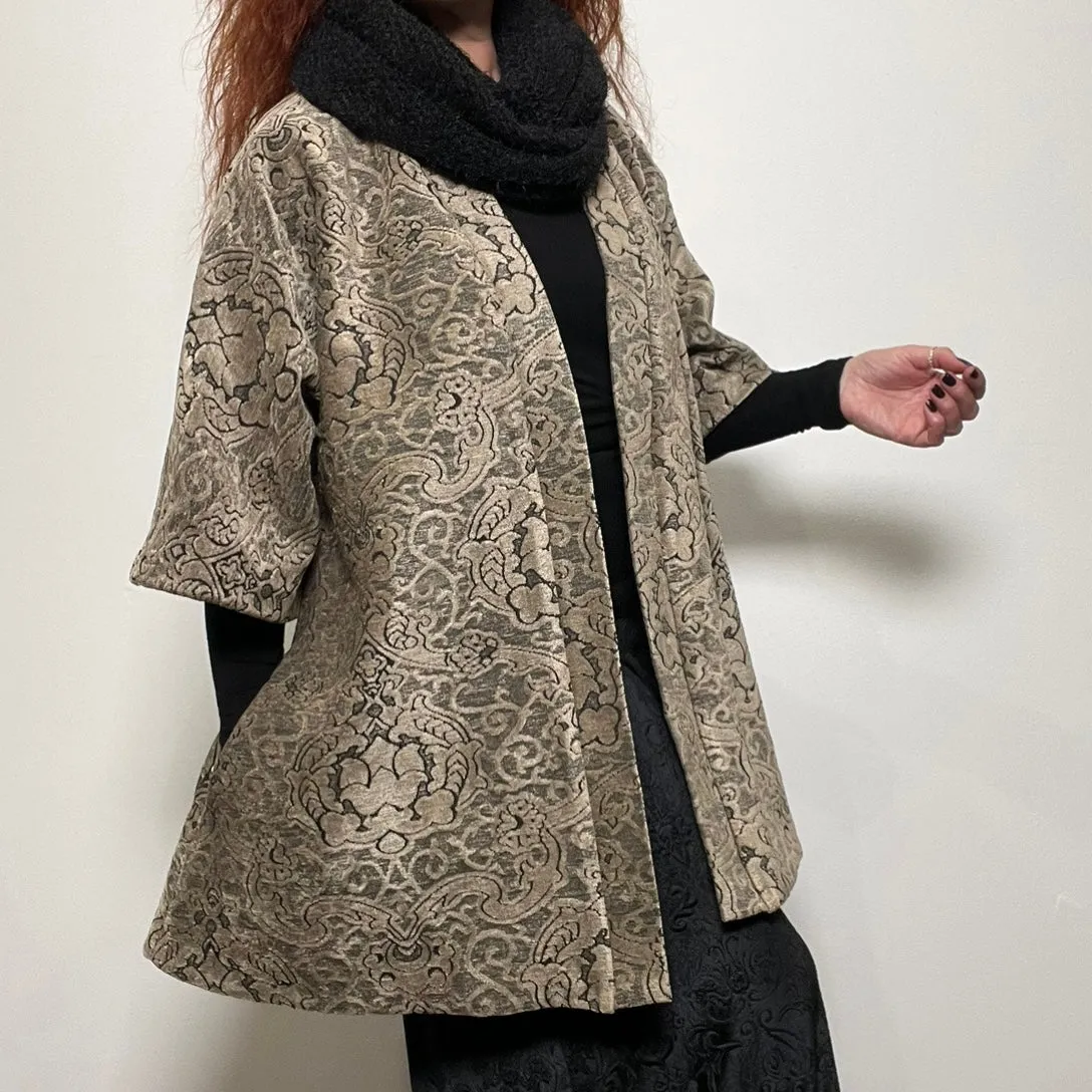 Infinity Scarf - Black chenille