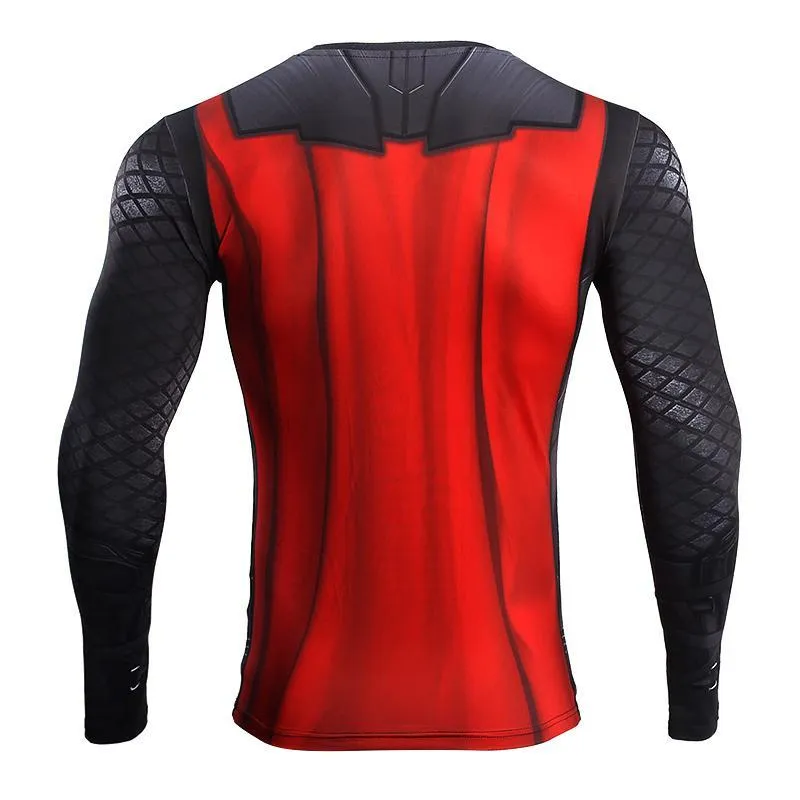 Infinity War THOR Long Sleeve Compression Shirt for Men