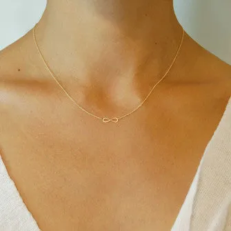 <!--NK880-->mini infinity necklace
