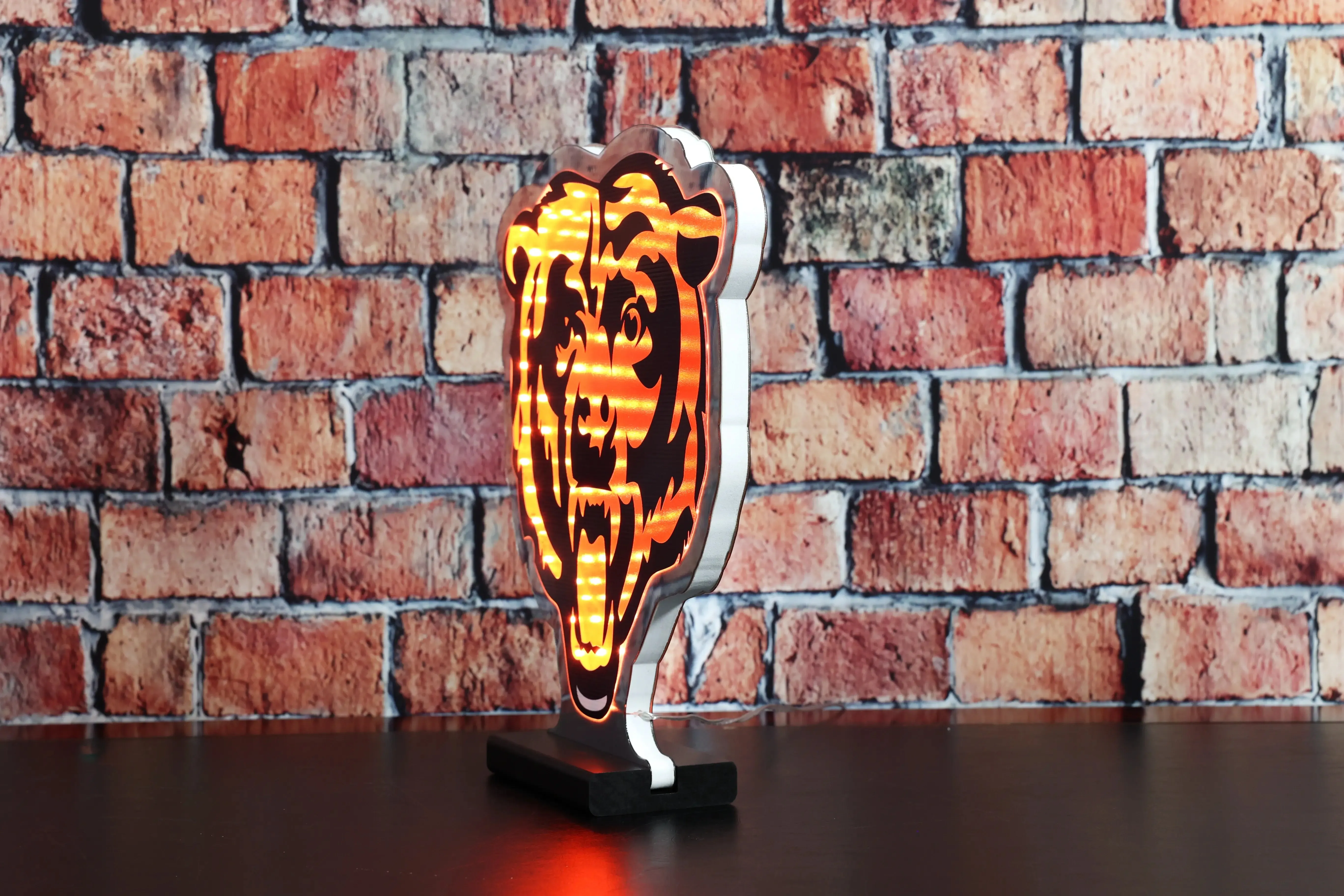 NFL LED Infinity Logo Light - Chicago Bears