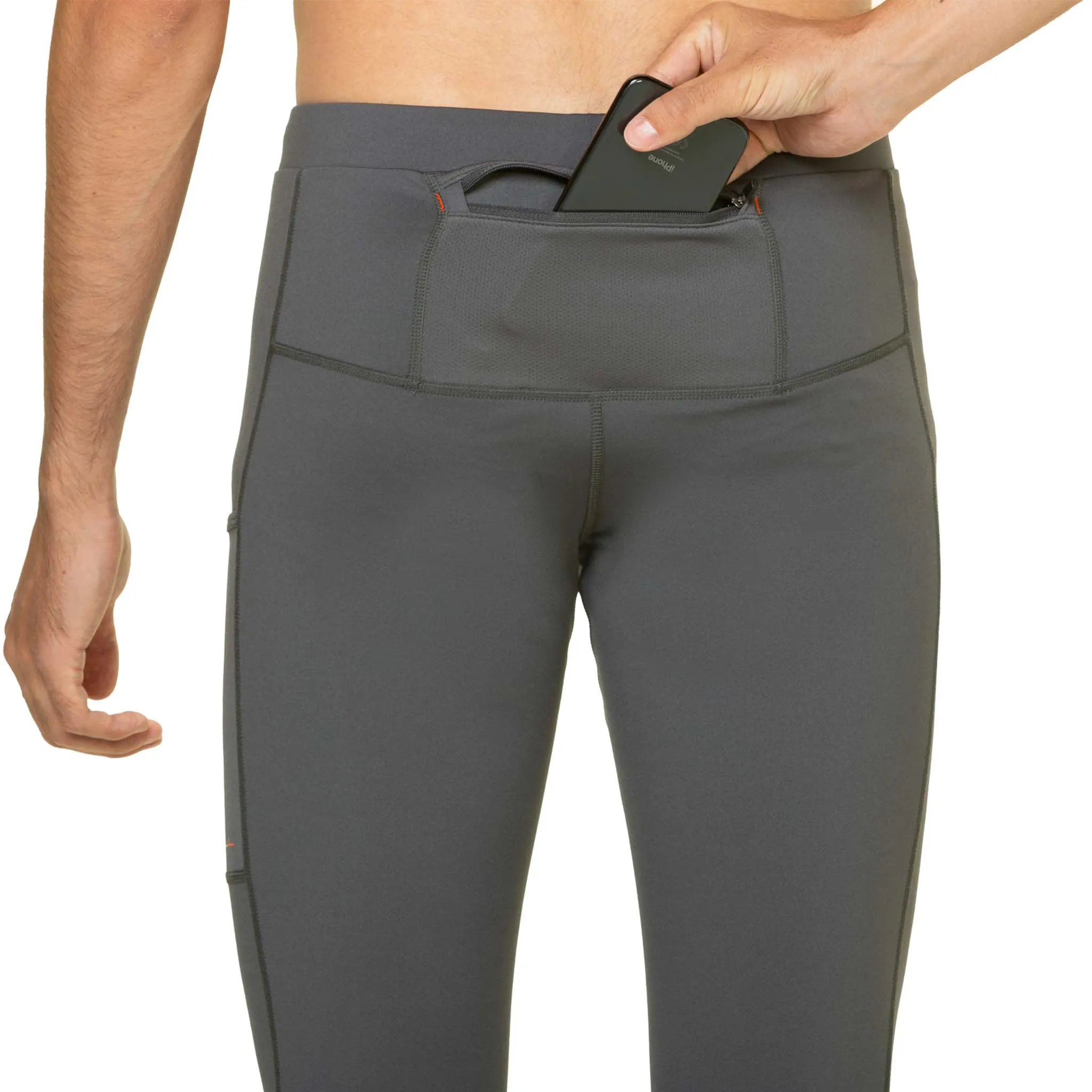 Ronhill | Men's Tech Reflect Tight - Iron/Reflect