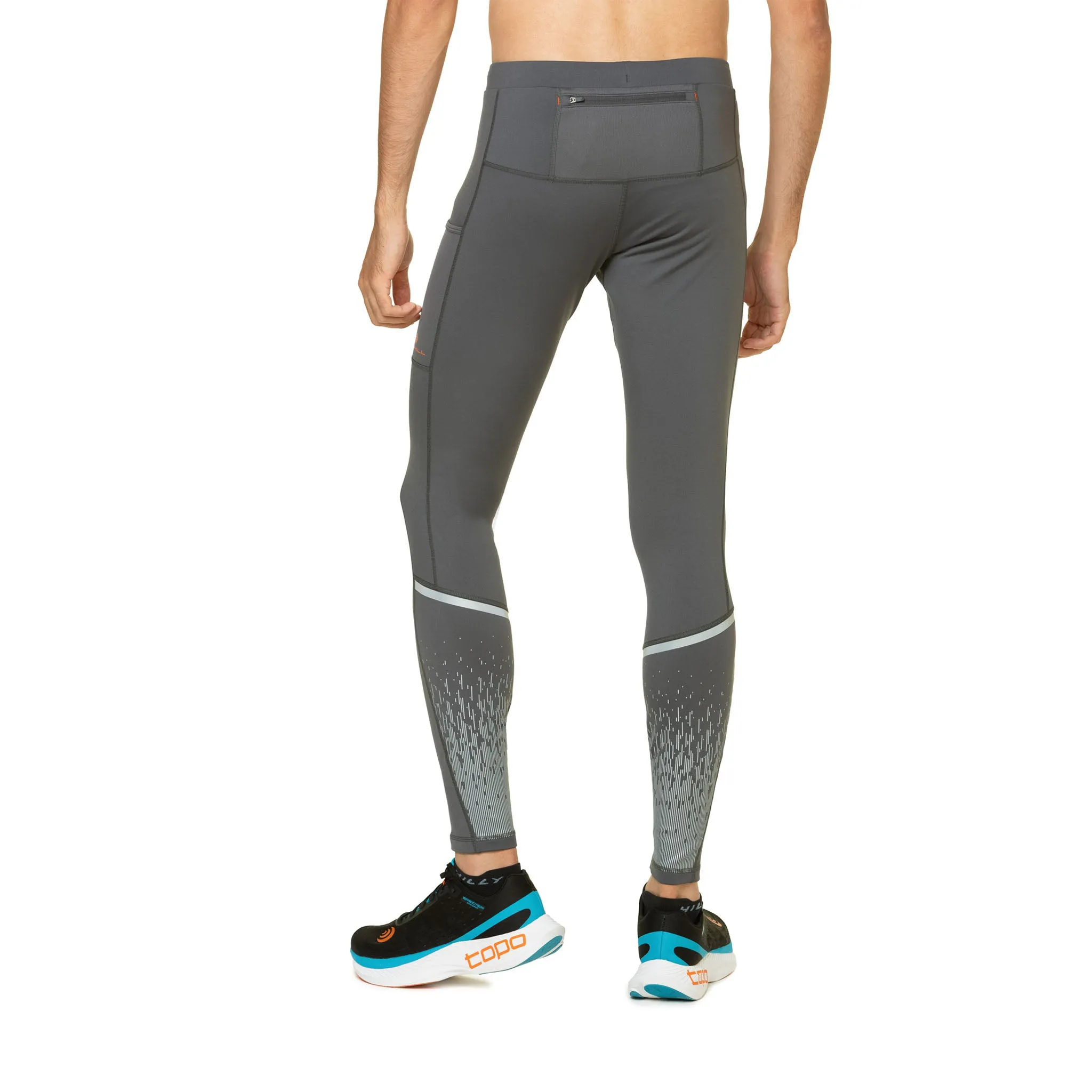 Ronhill | Men's Tech Reflect Tight - Iron/Reflect