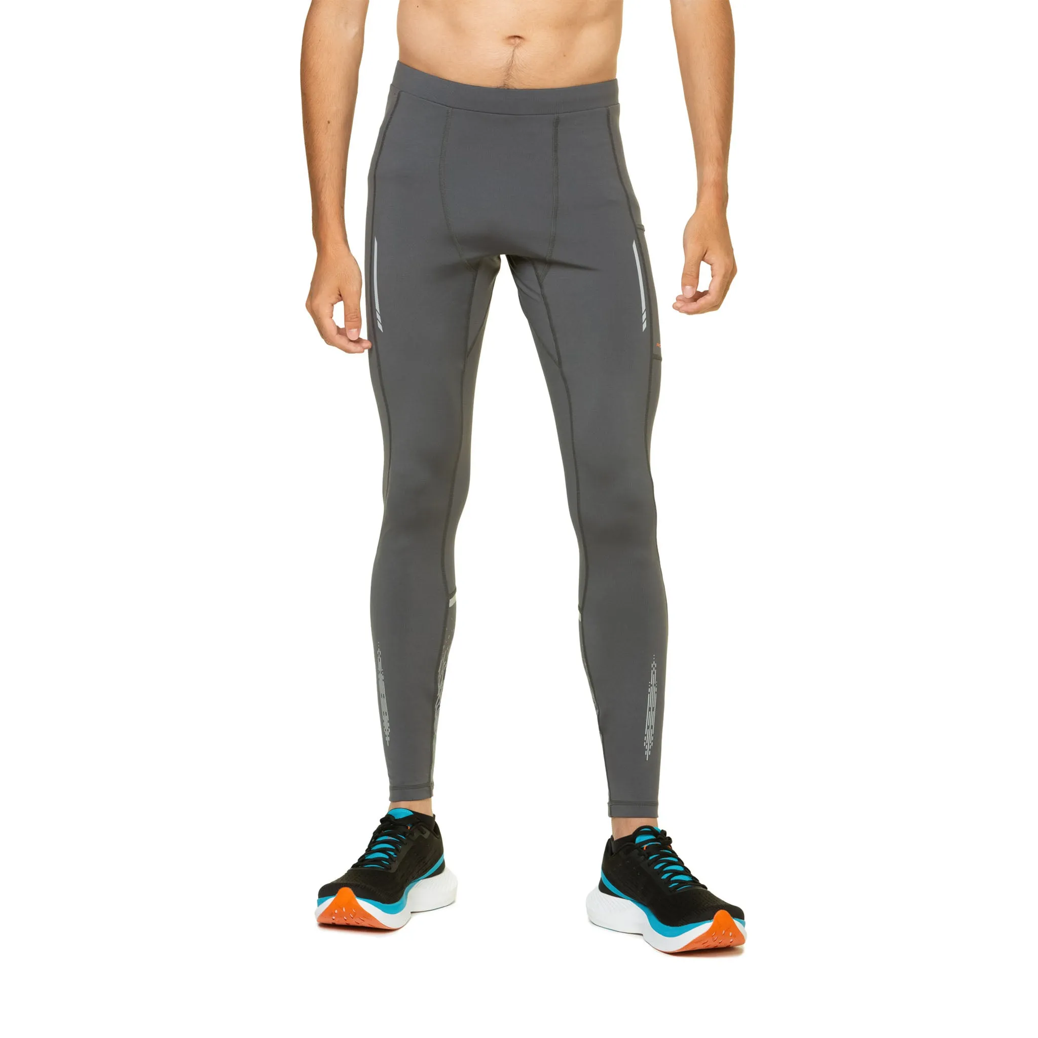 Ronhill | Men's Tech Reflect Tight - Iron/Reflect