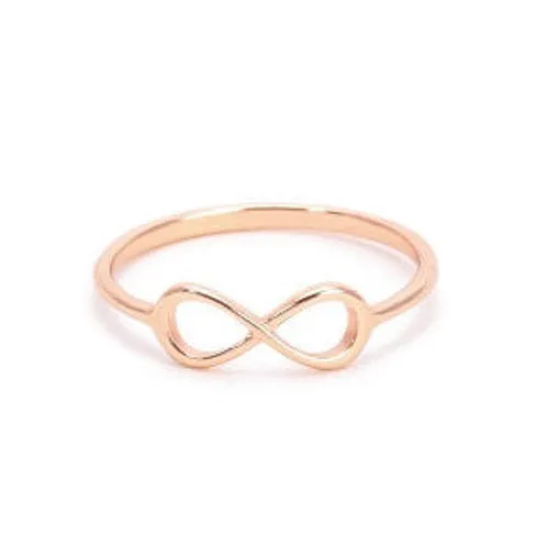 Rose Gold Infinity Ring