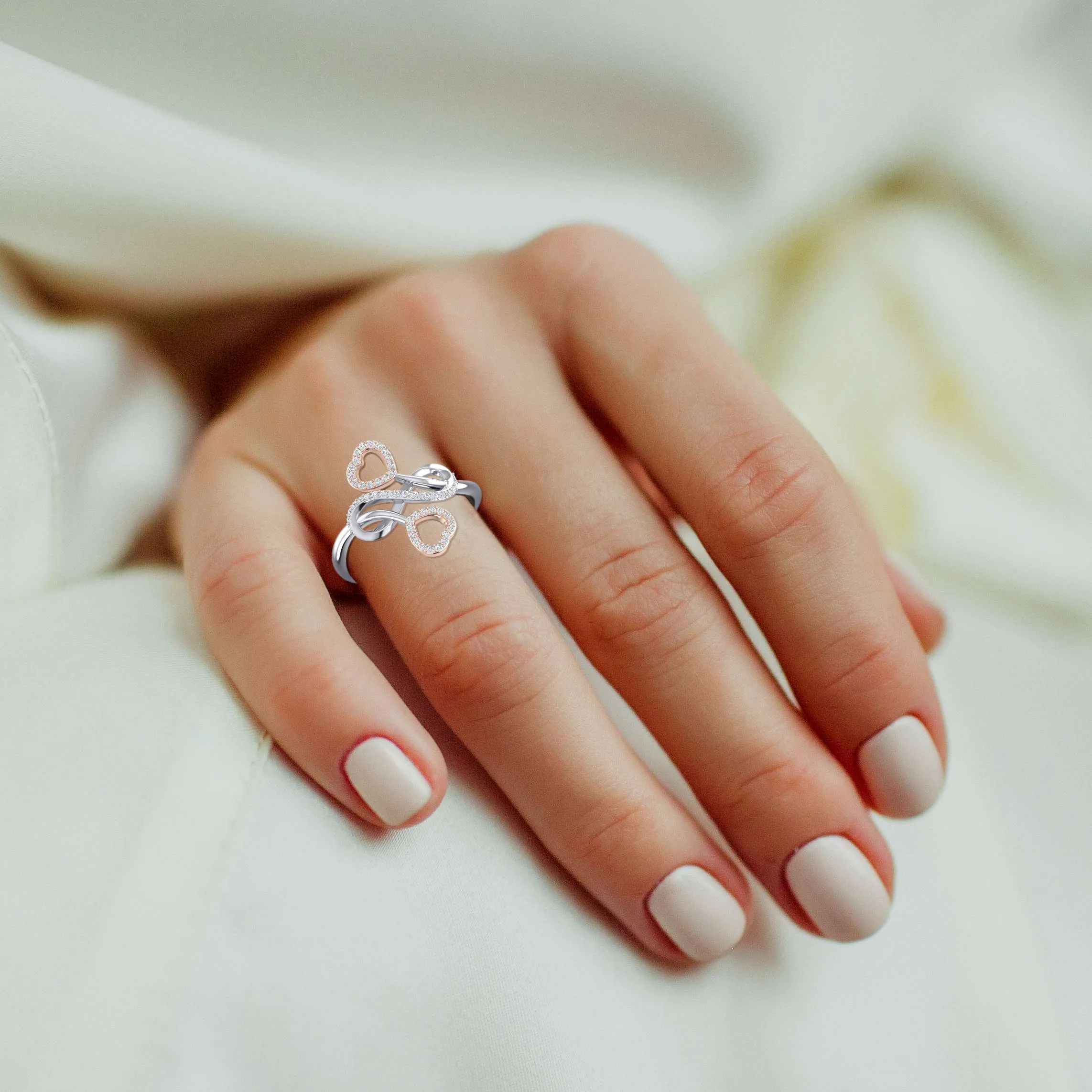 THE INFINITY ENTWINED LOVE RING