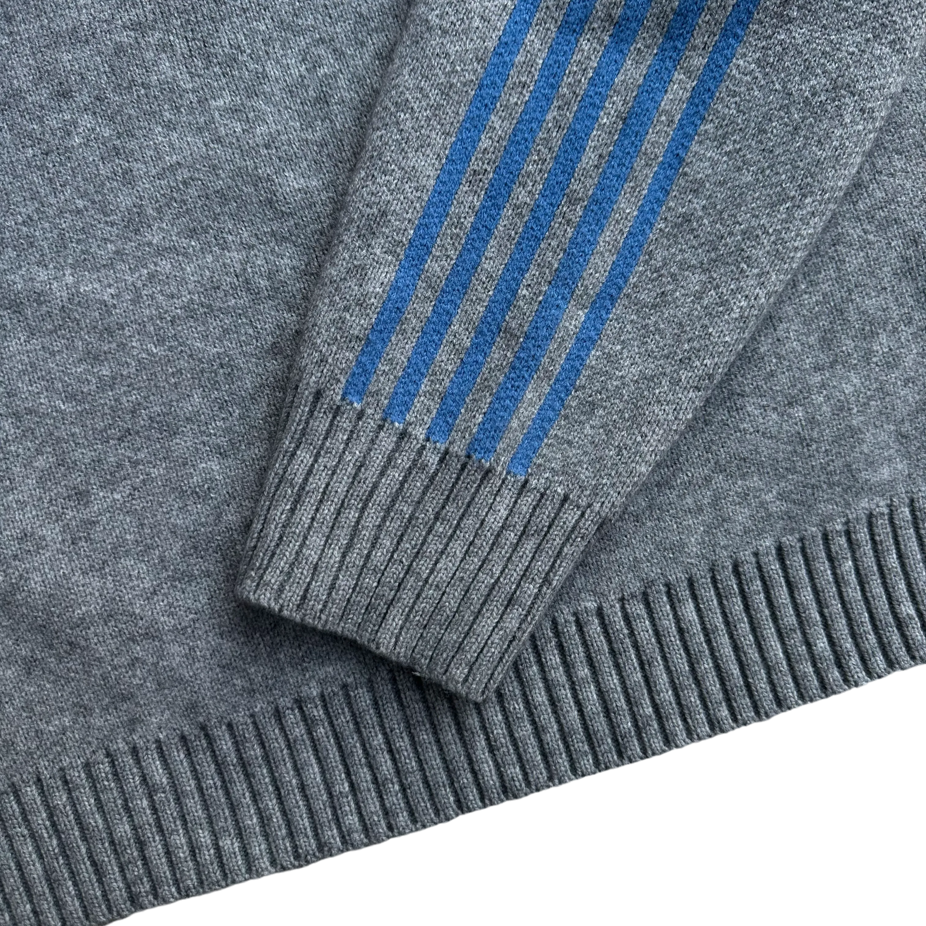 TRACK KNIT (GREY/BLUE)