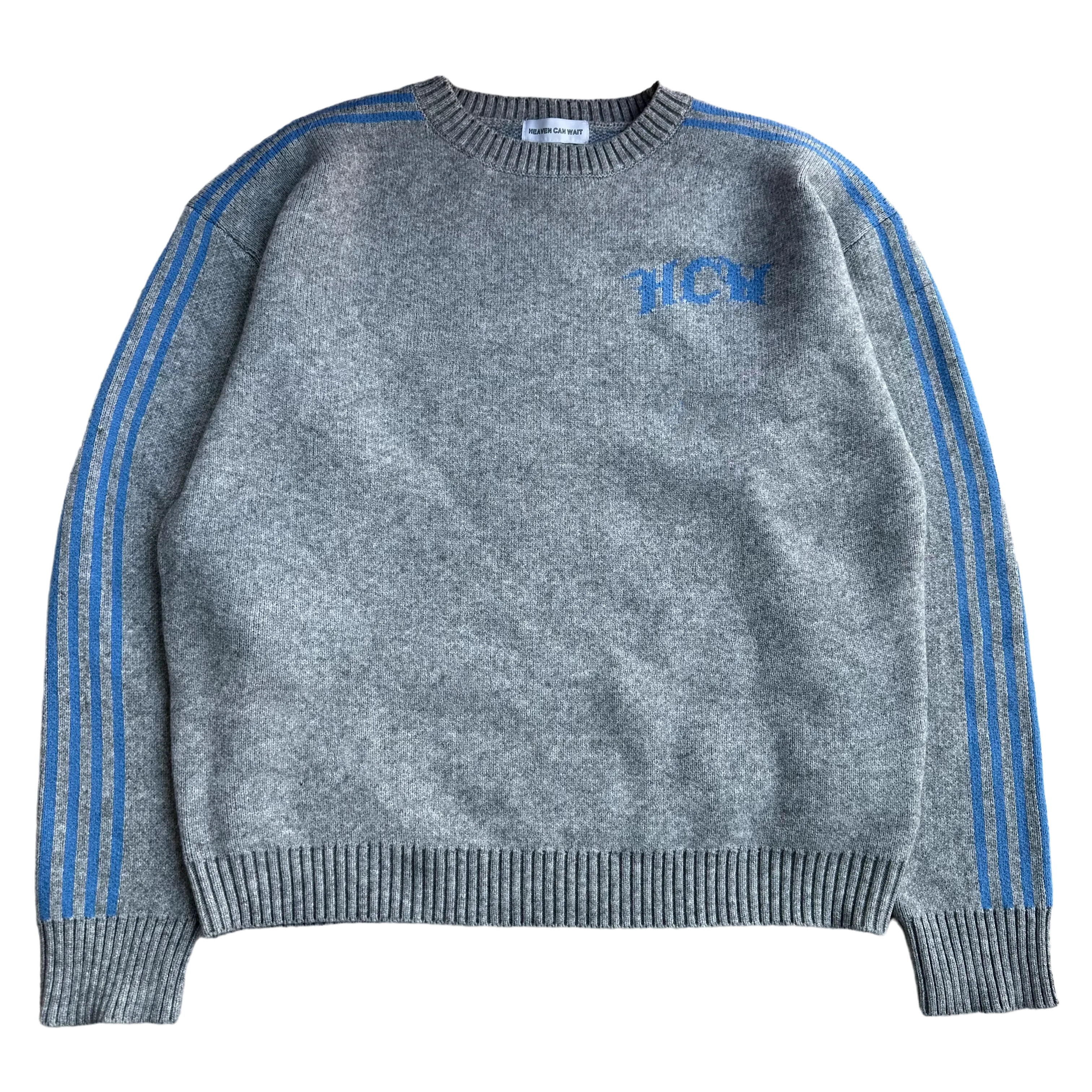 TRACK KNIT (GREY/BLUE)