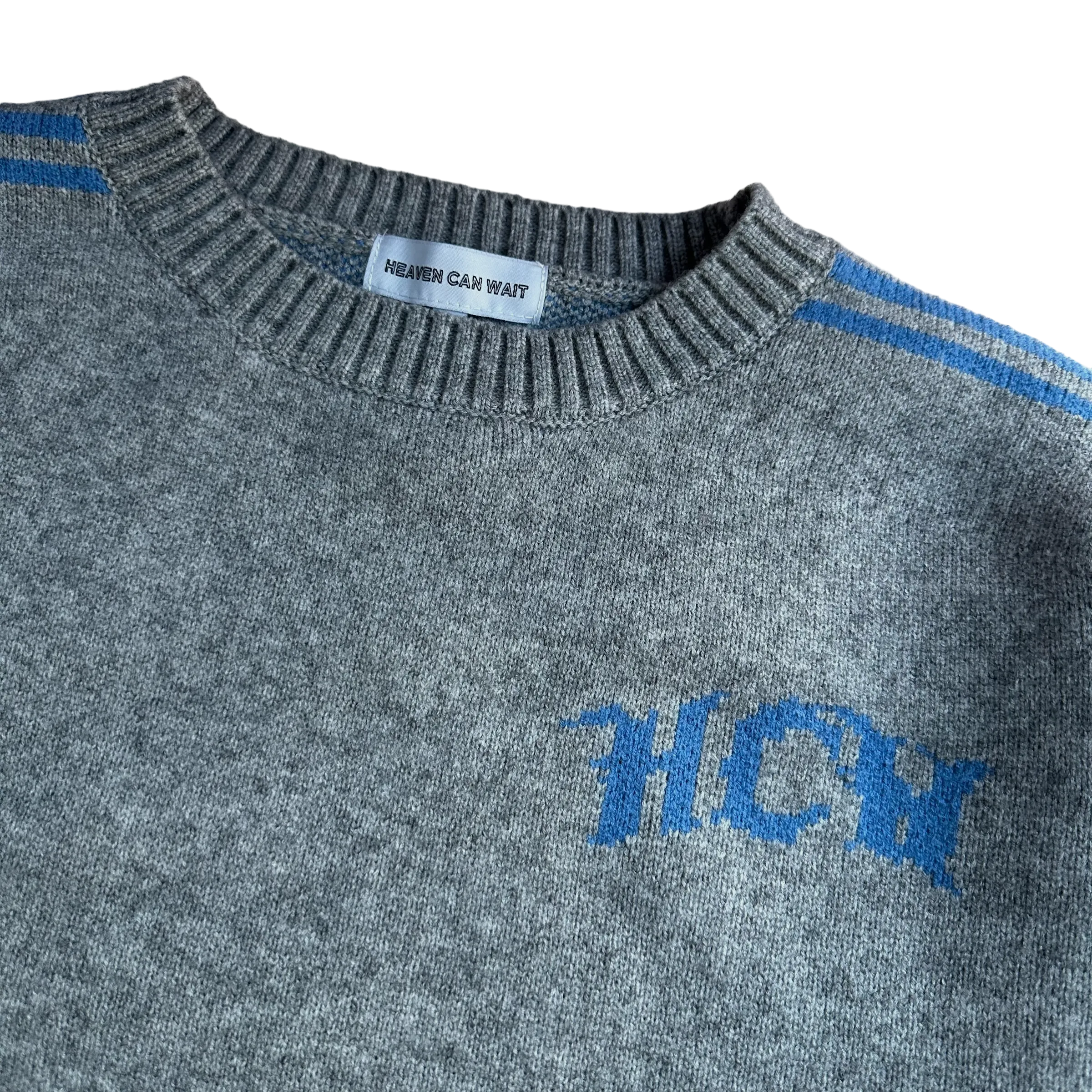 TRACK KNIT (GREY/BLUE)