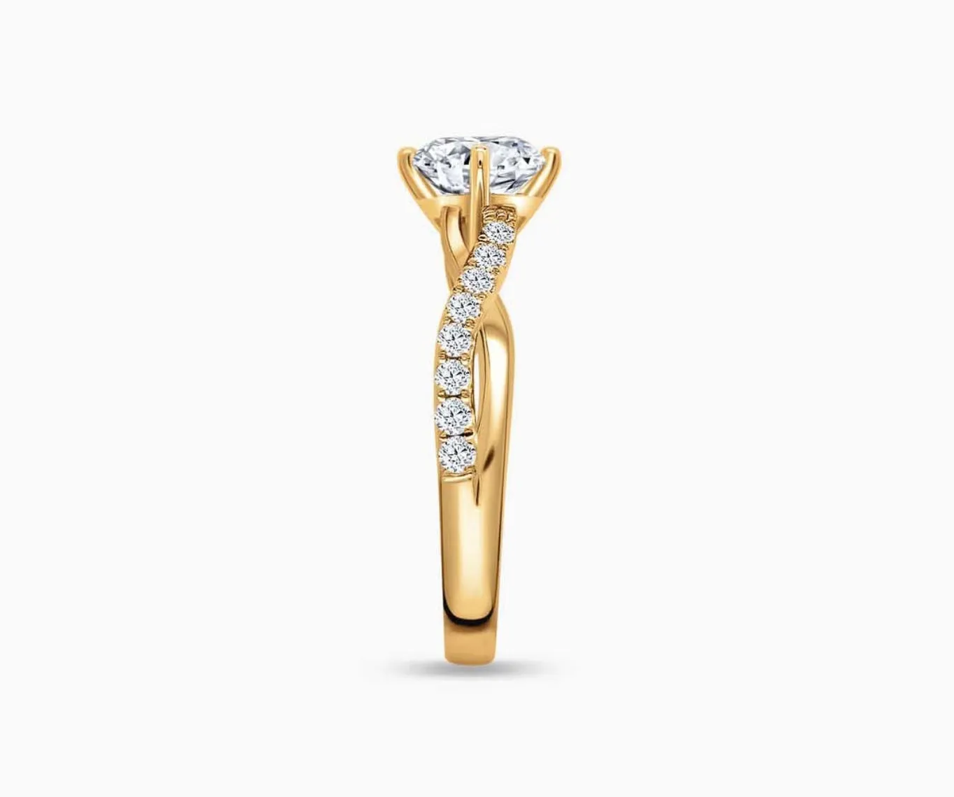 Twisted Pave Band