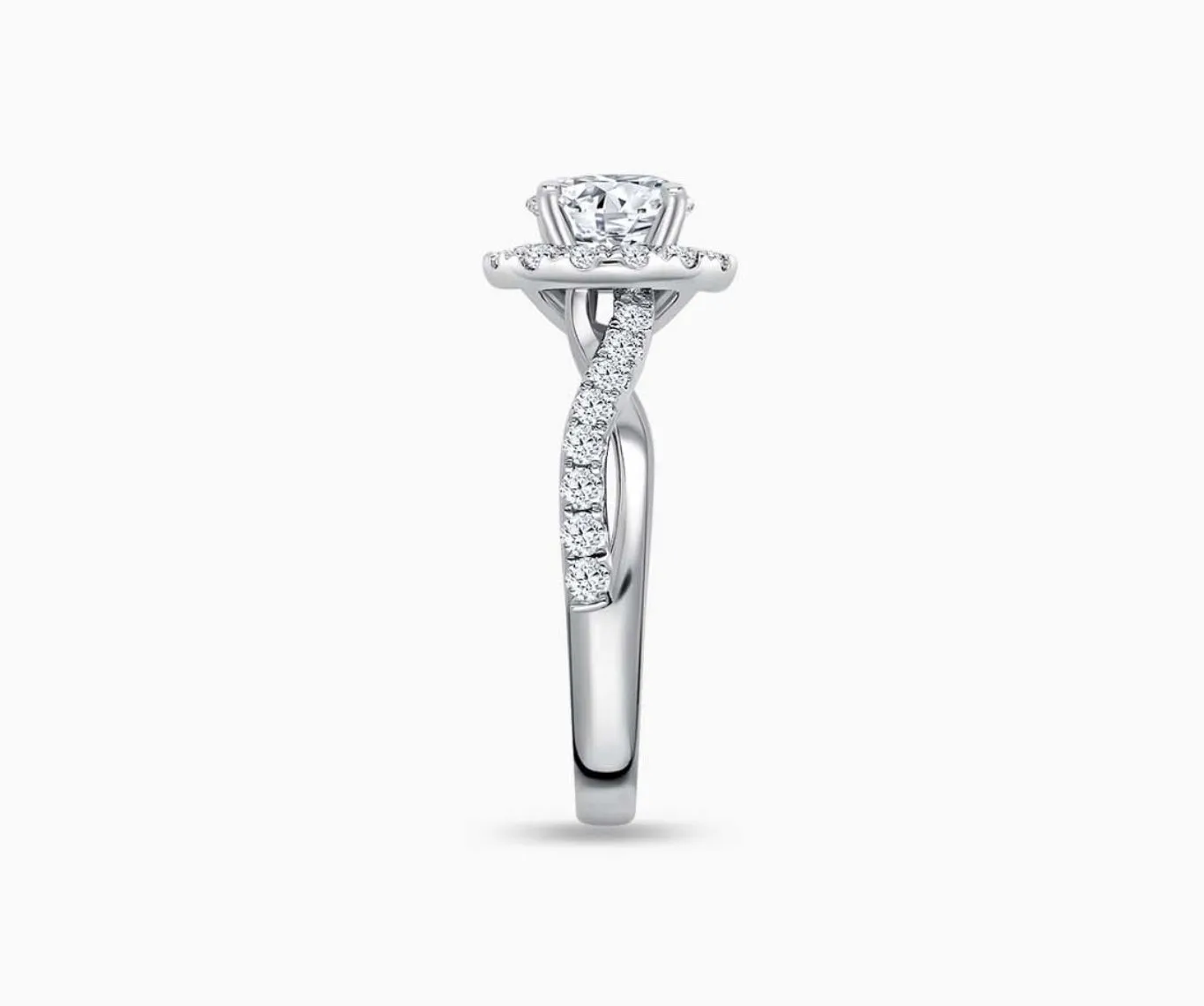 Twisted Pave Band